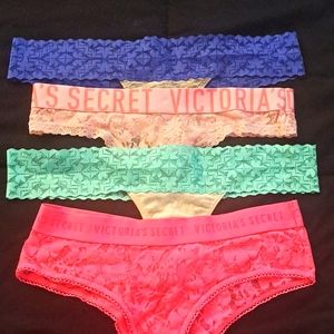 NWOT BUNDLE Victoria secret pink thong/ butt undies